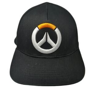 ThinkGeek Overwatch 5 Panel Black Hat One Size Tracer Underbill Snapback Game